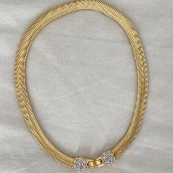 Clare V Snake Chain Collar - vintage gold - Picture 5 of 5